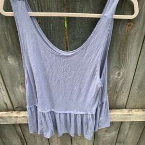 Lavender flowy tank
